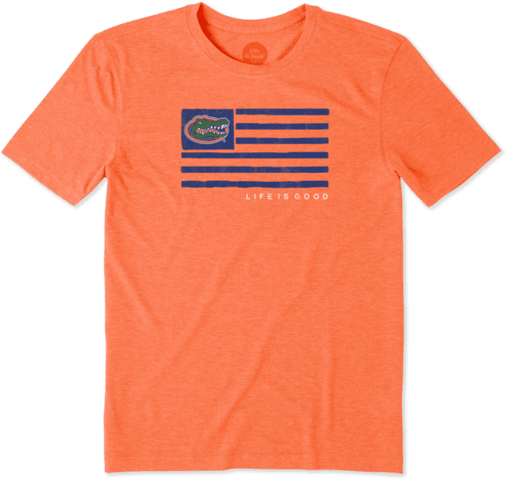 Men's Florida Gators Team Flag Cool - Graphic Tees Mens (570x570), Png Download