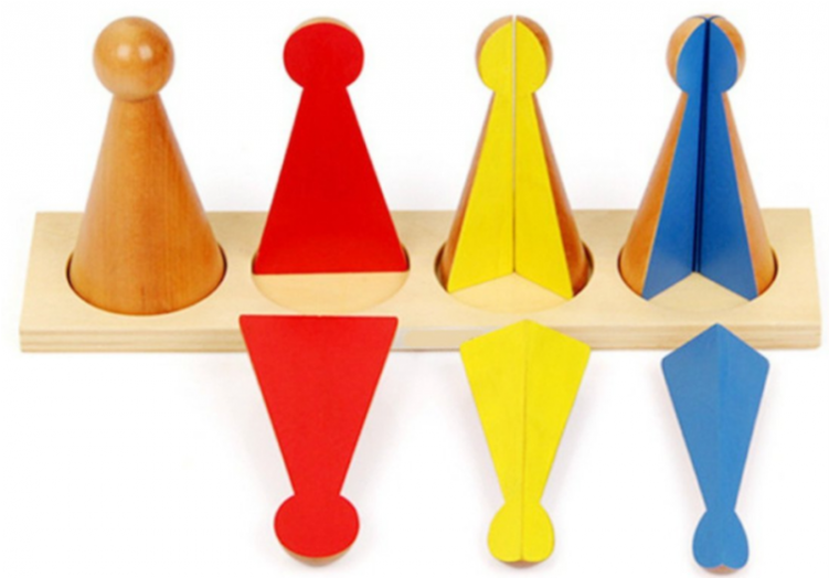 Fraction Skittles Montessori (750x750), Png Download