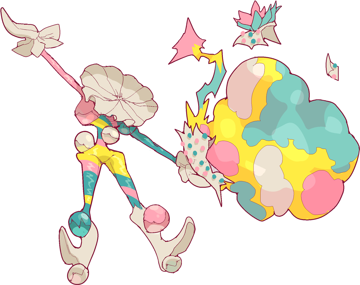 Usum Togekiss - Tumblr - Com - Cartoon (1280x1280), Png Download