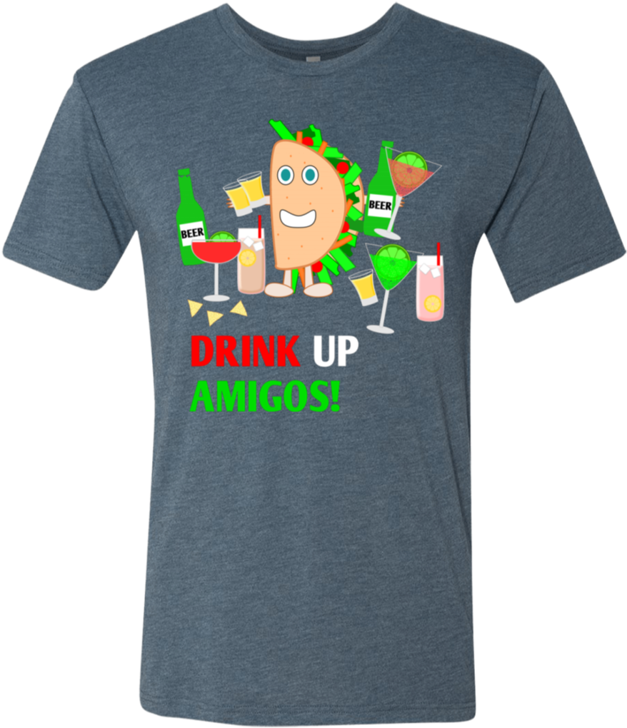 Drink Up Amigos - Shirt (1024x1024), Png Download