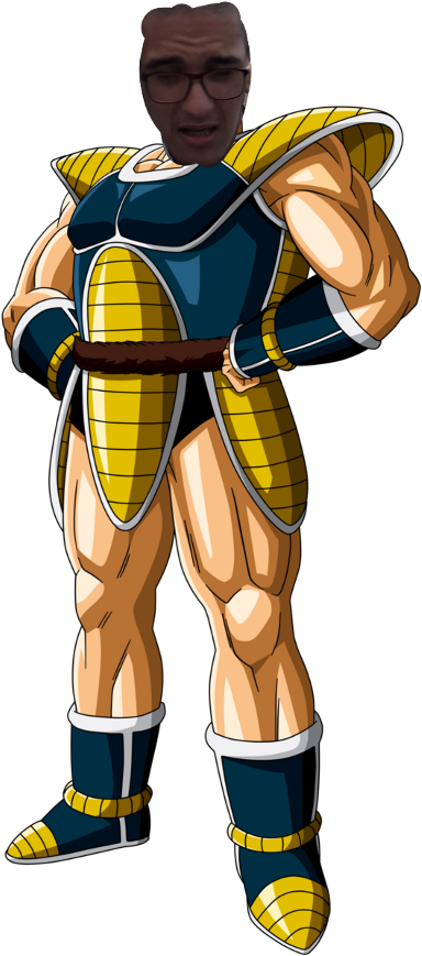 Dragon Ball Nappa Deviant Art (480x880), Png Download