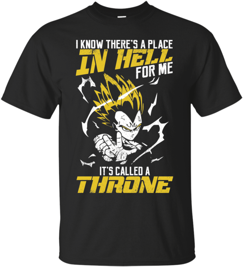 Customcat Apparel Custom Ultra Cotton T-shirt / Black - Majin Vegeta Shirt (900x900), Png Download