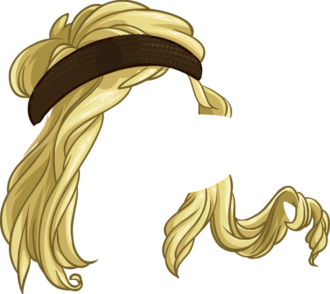 Publicado En 669 × 596 En Pelucas - Club Penguin Cutouts Hair (669x596), Png Download