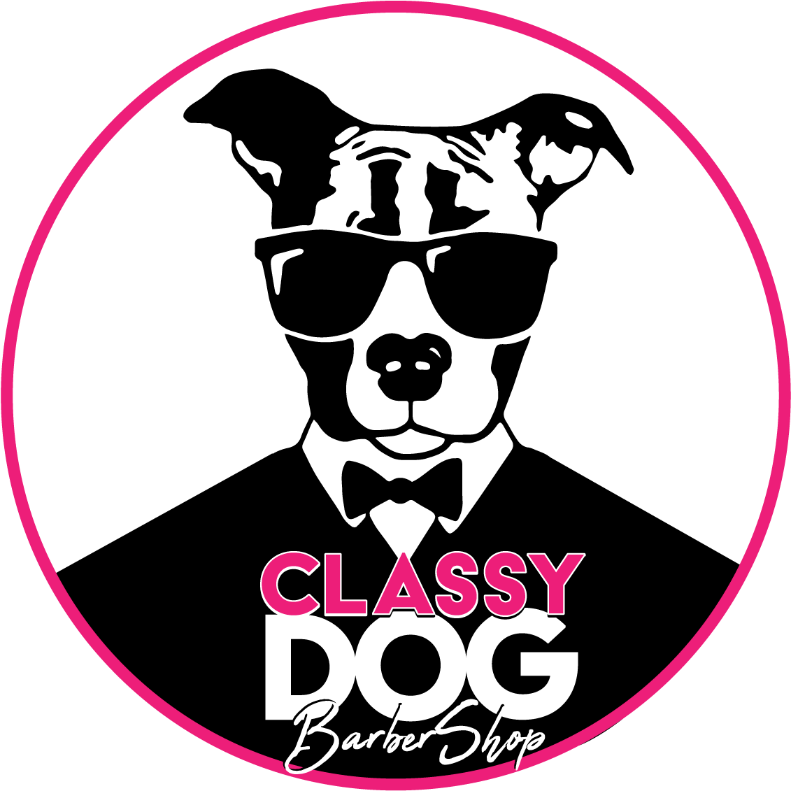 Classy Dog Logo - Pit Bull (1584x1188), Png Download