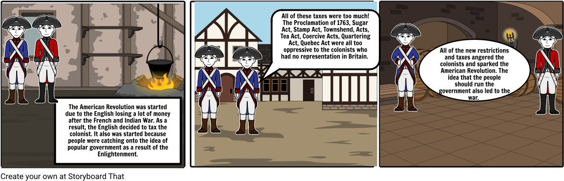 American Revolution Activity - Cartoon (1164x385), Png Download