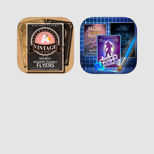 Flyers, Posters, Invitations, Party Flyer Bundle - Smartphone (630x630), Png Download