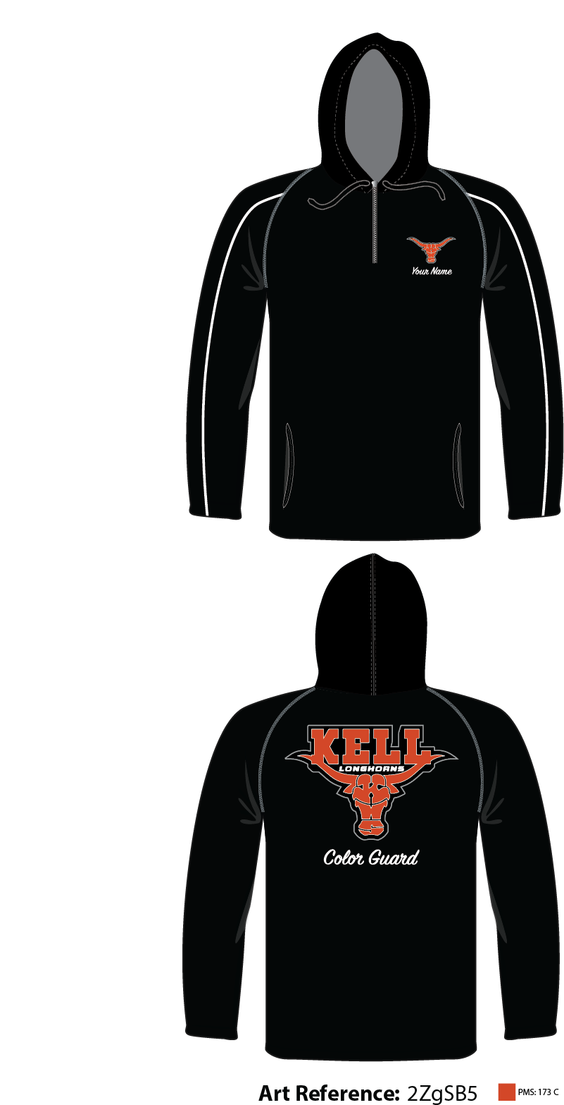 Kell Highschool Color Guard Windbreaker Jacket - Hoodie (1080x1620), Png Download
