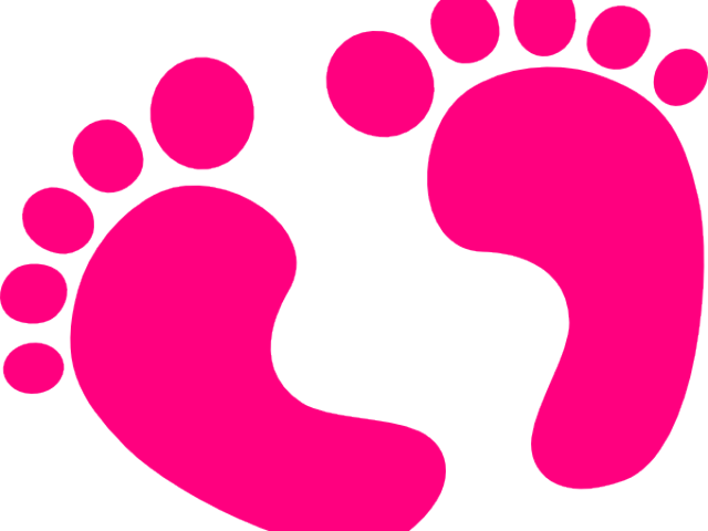 Baby Shower Baby Foot (640x480), Png Download