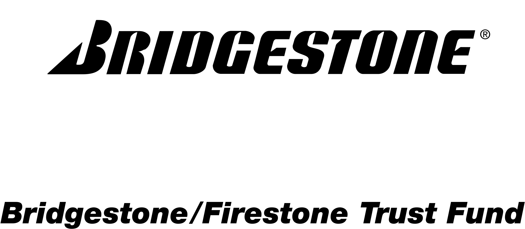 Bridgestone Firestone Trust Fund Logo Black And White - Bridgestone (2400x2400), Png Download