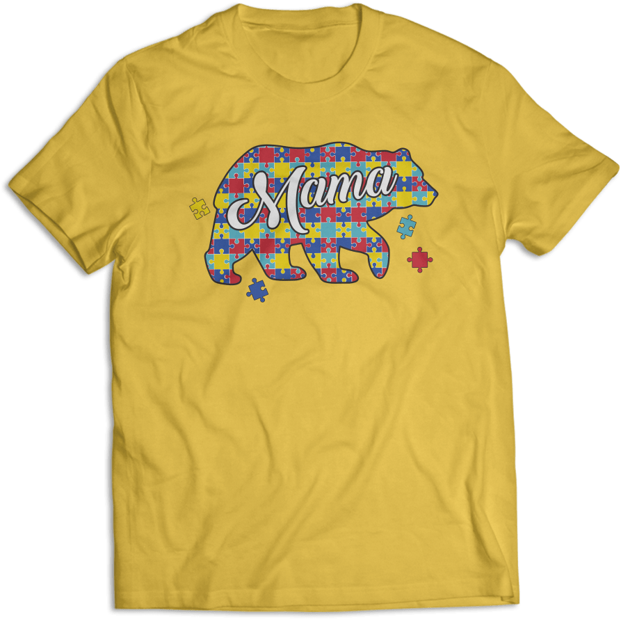 Autism Mama Bear - Thou Shalt Not Steal Salvy (900x1089), Png Download