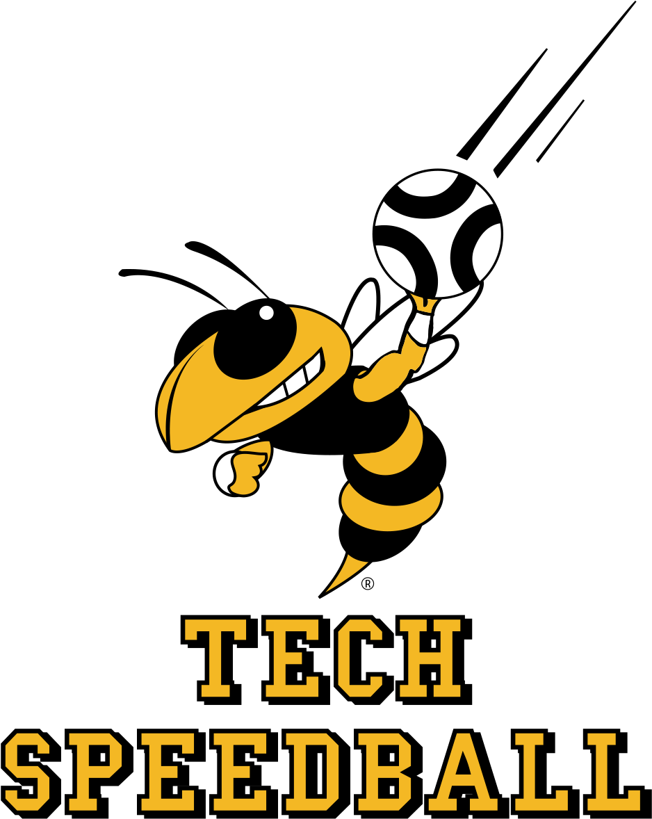 Gt Club Speedball Logos Georgia Tech - Georgia Tech Yellow Jackets (1275x1650), Png Download