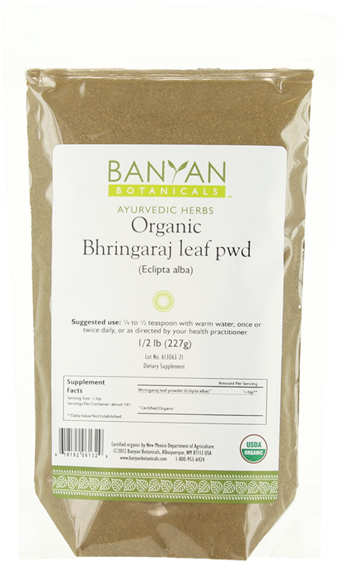Bhringaraj Powder - Certified Organic - Banyan Botanicals (960x881), Png Download