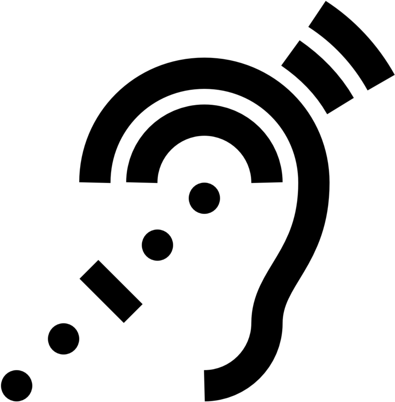 Ada Assistive Listening Devices Symbol - Assisted Listening Device Icon (1000x1000), Png Download