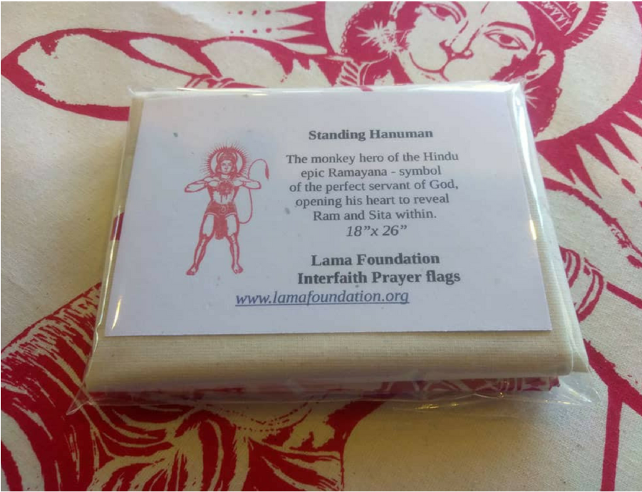 Standing Hanuman Prayer Flag - Box (900x900), Png Download