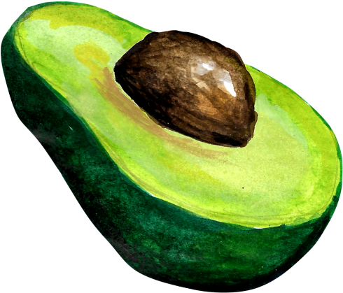 Avocado (866x650), Png Download
