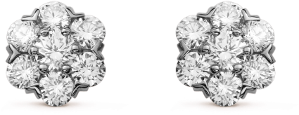 Fleurette Earstuds, Large Model - Van Cleef Fleurette (620x620), Png Download