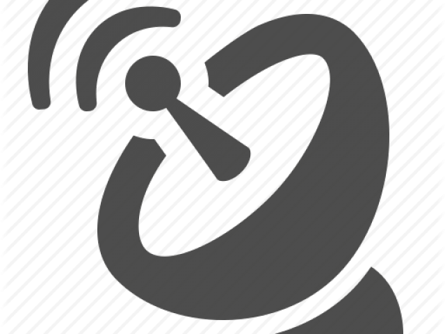 Satellite Dish Icon - Sign (640x480), Png Download