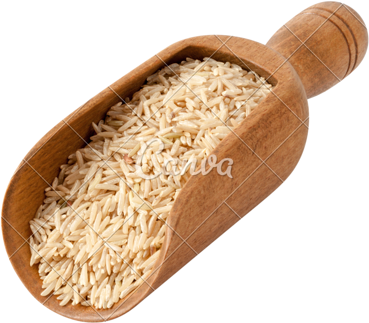 Picture Black And White Library Brown Basmati Wild - Rice (800x722), Png Download
