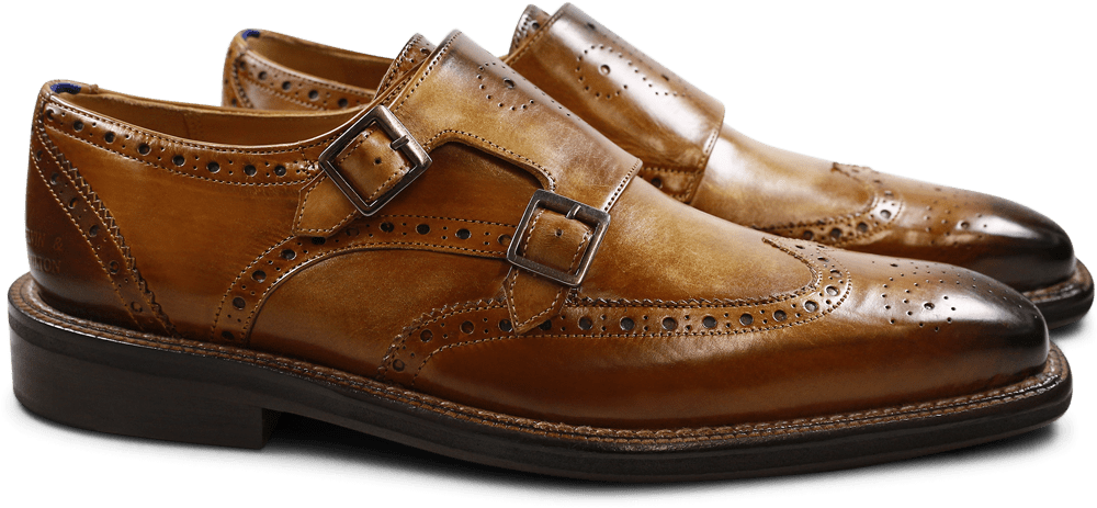 Monks Marvin 8 Tan Gold Finish - Suede (1024x1024), Png Download