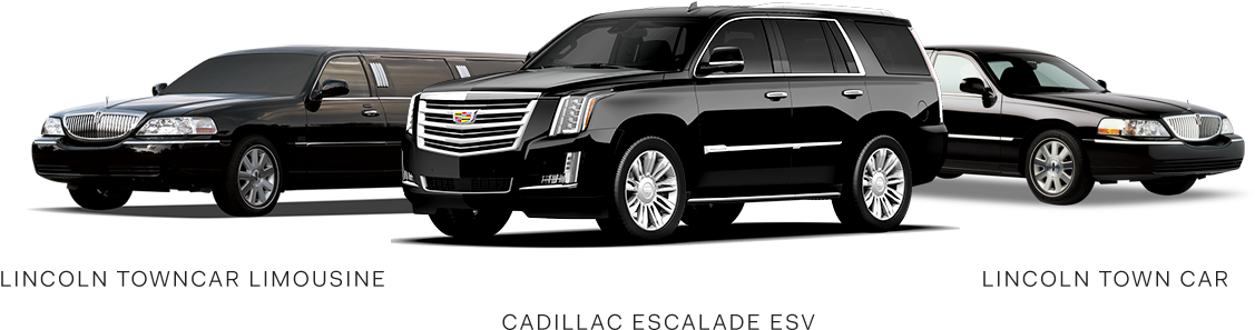 Ambassador Global Chauffeur - Black Lincoln Town Car (1200x420), Png Download