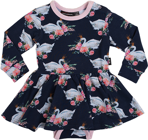 Rock Your Baby Odette Floral Waisted Dress - Girl (700x700), Png Download