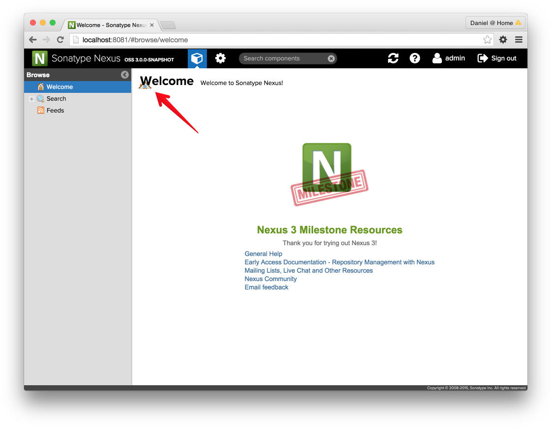 Sonatype Nexus 2015 05 18 10 06 18 - Nexus Sonatype (1136x880), Png Download