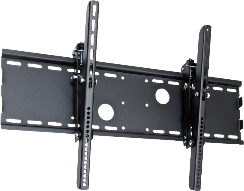 Classic Heavy-duty Tilting Curved & Flat Panel Tv Wall - Shelf (800x1007), Png Download