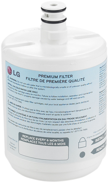 Image For Lg Refrigerator Water Filter - Bottle (519x804), Png Download