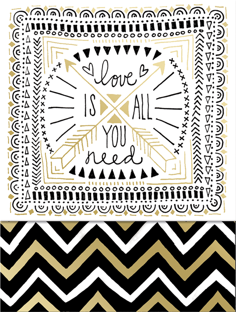 Love Arrows Pocket Note Pad - Papel Arroz Dos Ursinhos Marinheiro (1200x1200), Png Download