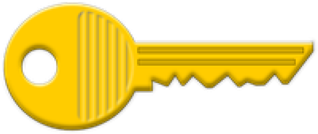 Lock Keys Facts Clipart Png - Transparent Key Clip Art (640x480), Png Download