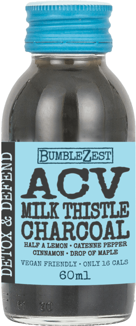 Detox & Defend Apple Cider Vinegar, Milk Thistle & - Glass Bottle (1080x1080), Png Download