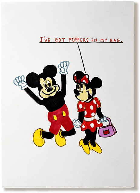 'i've Got Poppers In My Bag' By Listen04 Moosey Art (700x700), Png Download