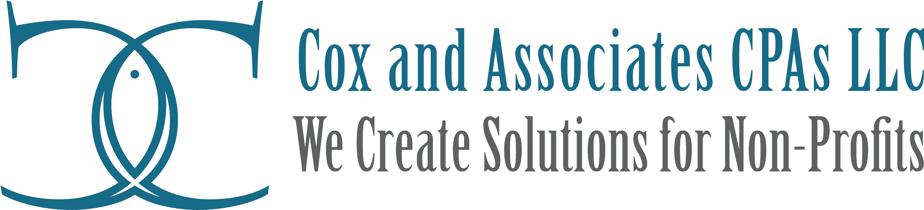 Cox And Associates Cpas - Electric Blue (3273x955), Png Download