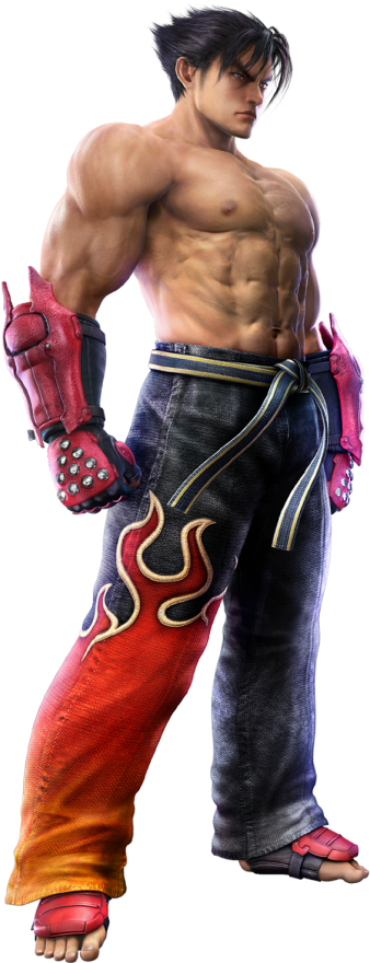 267px Jin Kazama - Jin Kazama Tekken 6 (267x599), Png Download