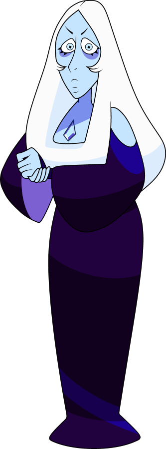 Blue Diamond - Su Blue Diamond Page Doll (333x899), Png Download