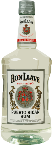 Ron Llave Supremo White Rum - Ron Llave (500x500), Png Download