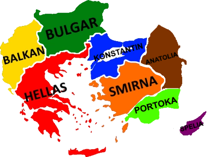 Regions Of Smernica - Slaughter Us All And Make Our Blood A River...: Cypurs (433x321), Png Download