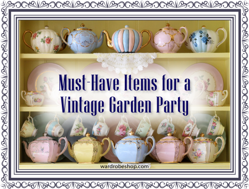 Must-have Items For A Vintage Garden Party - Two Eves In The Garden Of Eden And A Male Mother: (a (542x407), Png Download
