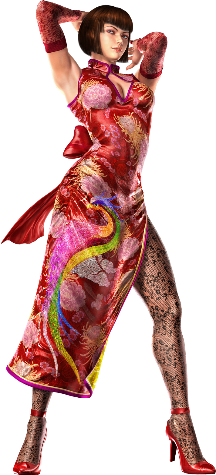 Full-body Cg Art Image - Anna Williams Tekken Png (905x1600), Png Download