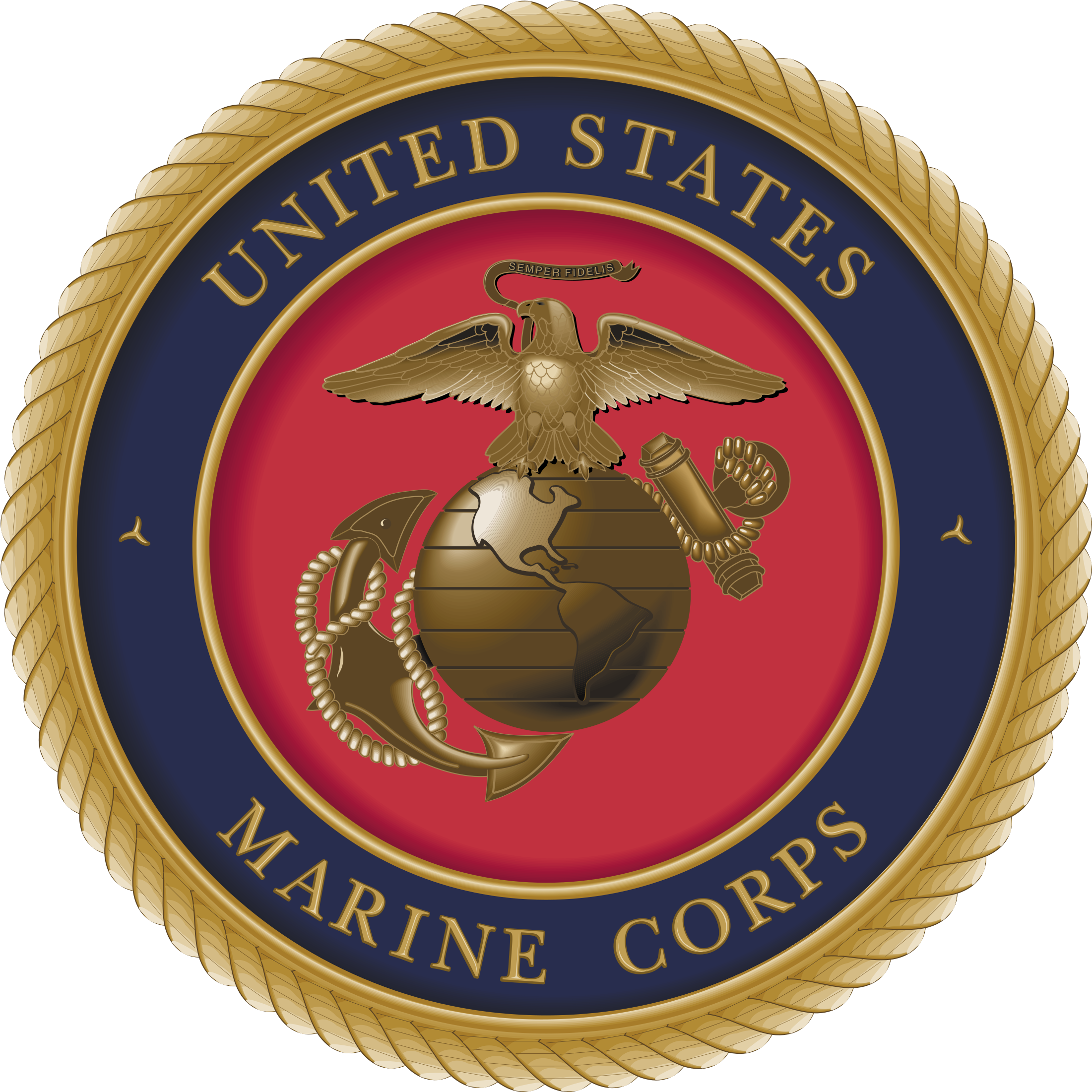 Usmc Logo Png Transparent (2400x2400), Png Download
