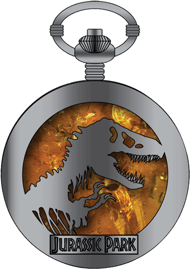 Jurassic Park Pocket Watch (600x600), Png Download