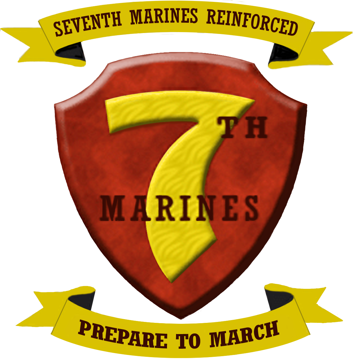 7th Marine Regiment New Logo - 7th Marine Regiment Logo (1133x1152), Png Download