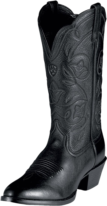 Loading Detail - Black Women's Cowboy Boots Toe (700x1050), Png Download