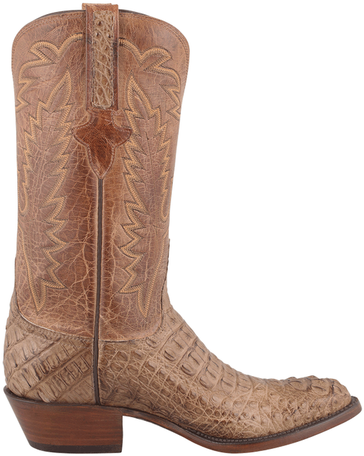 Lucchese Men's Tan Mad Dog Hornback Caiman Boots - Cowboy Boot (544x800), Png Download