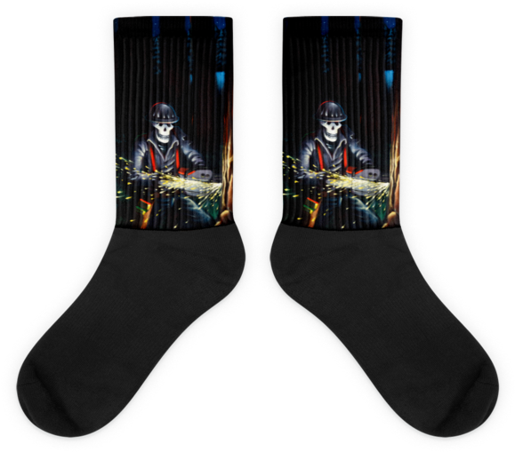 Graham's Piece Black Foot Socks Socks - Sock (600x600), Png Download