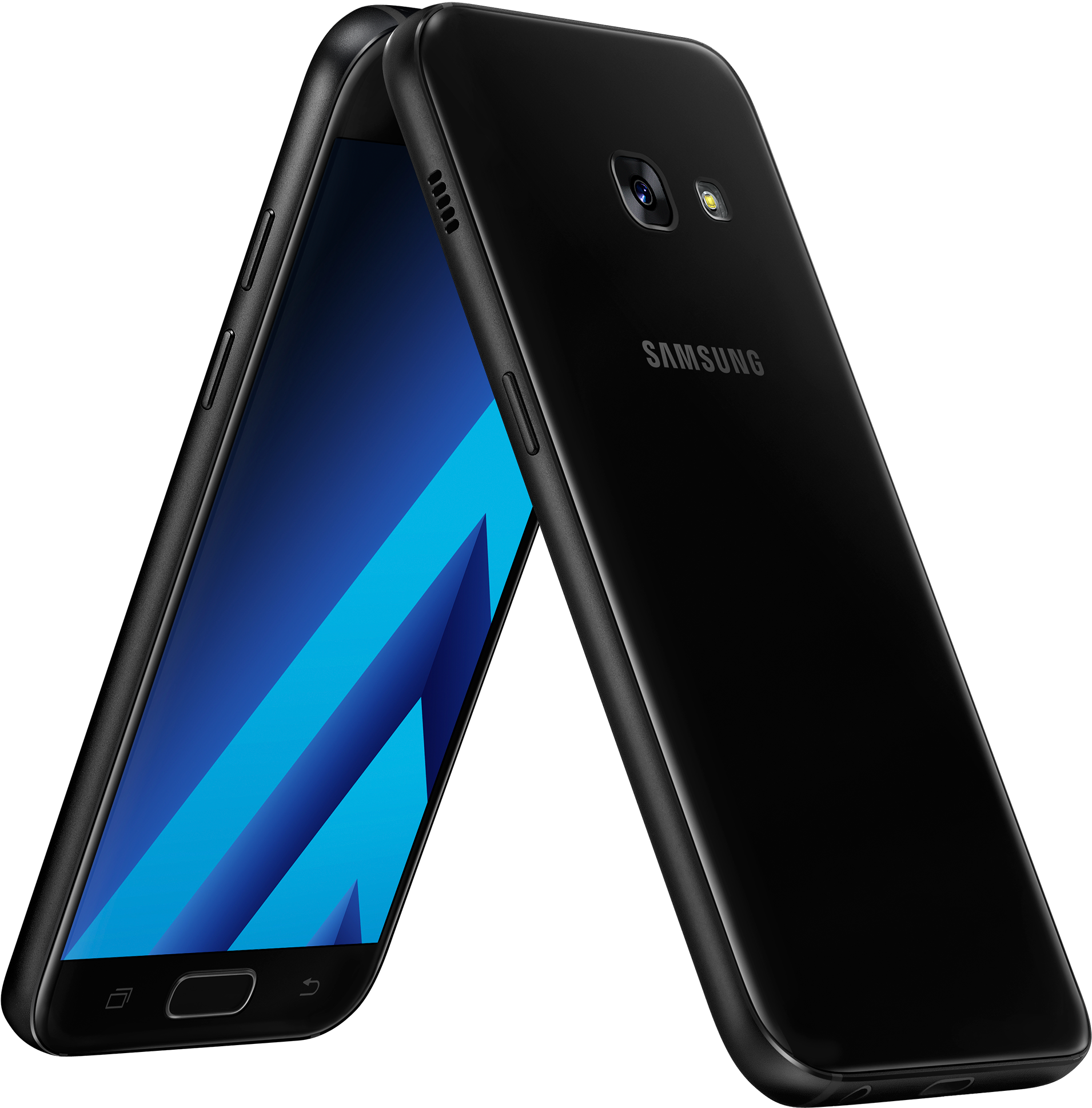 00 Sm-a3 Black Black Standard Online S - Samsung A7 2017 Price In India (1600x1067), Png Download