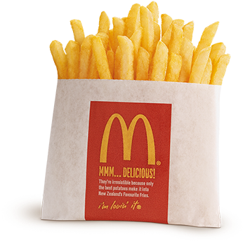 Small Fries - Mcdonalds Burger And Fries (700x365), Png Download