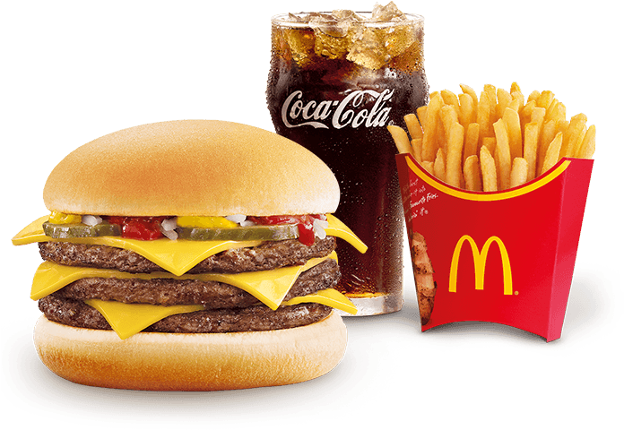 Mcdonald's All Day Breakfast - Mcdonalds Hamburger And Fries (700x487), Png Download