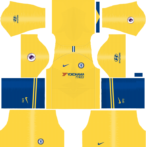 Third Kit - Kits Dls Chelsea 2019 (509x510), Png Download