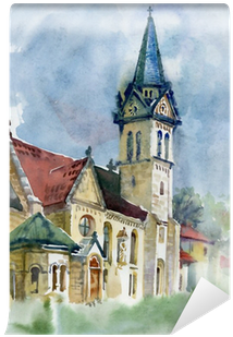 Watercolor Landscape Collection - Watercolor Painting (400x400), Png Download